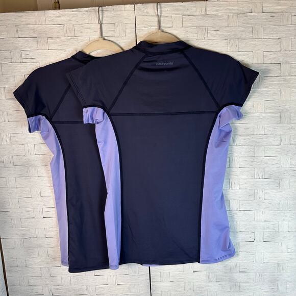 Patagonia two women’s Microswell
Short Sleeve T-shirt  Rashguard 71850. - Picture 4 of 8